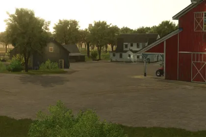 Нова Американська Карта The Elm Rochester — Великі Поля, Виробництва та Потяг у FS25 — 1