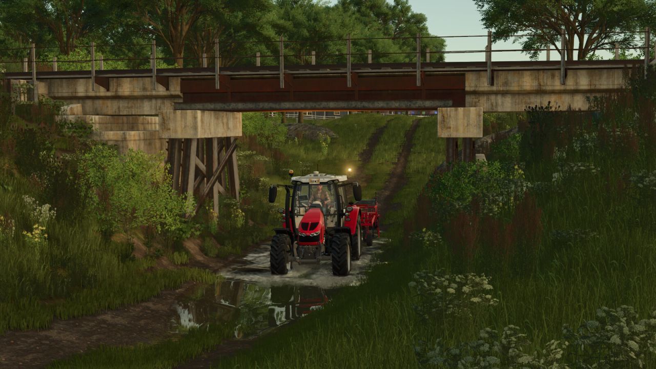 Нова Американська Карта The Elm Rochester — Великі Поля, Виробництва та Потяг у FS25