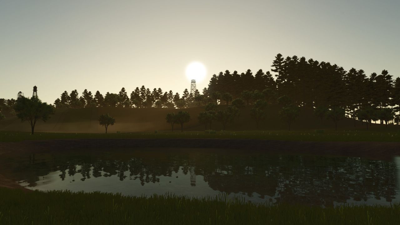 Нова Американська Карта The Elm Rochester — Великі Поля, Виробництва та Потяг у FS25