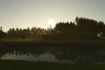 Нова Американська Карта The Elm Rochester — Великі Поля, Виробництва та Потяг у FS25 — 5