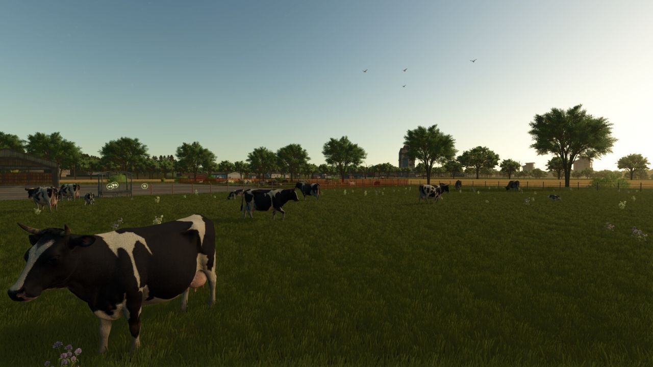 Нова Американська Карта The Elm Rochester — Великі Поля, Виробництва та Потяг у FS25