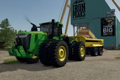 Потужний Пак John Deere 4213 Pack: Трактори 9R/9RX і Причіп для Farming Simulator 25 — 3