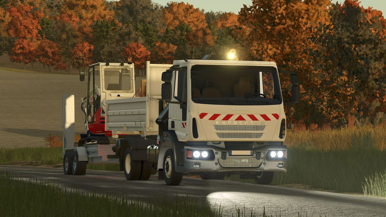 Потужна Вантажівка IVECO Eurocargo для Ландшафтних Робіт у Farming Simulator 25