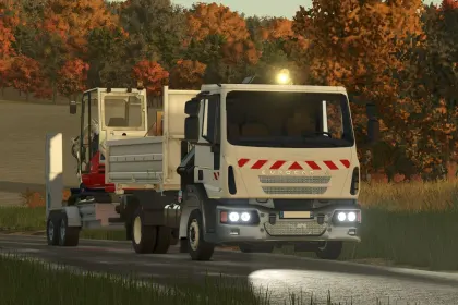 Потужна Вантажівка IVECO Eurocargo для Ландшафтних Робіт у Farming Simulator 25 — 2
