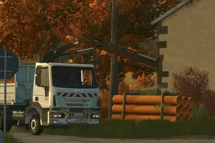 Потужна Вантажівка IVECO Eurocargo для Ландшафтних Робіт у Farming Simulator 25 — 3