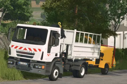 Потужна Вантажівка IVECO Eurocargo для Ландшафтних Робіт у Farming Simulator 25 — 4