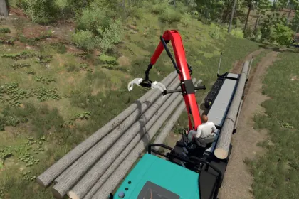 Ефективний Кран-маніпулятор Palfinger Universal L-Crane Pack для Volvo FH16 у Farming Simulator 25