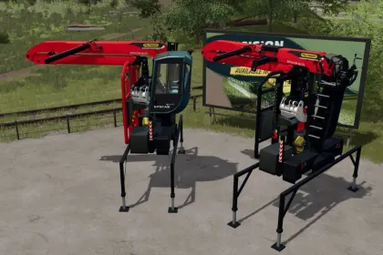 Efektywny Dźwig-manipulator Palfinger Universal L-Crane Pack dla Volvo FH16 w Farming Simulator 25