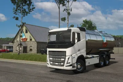 Потужна Вантажівка Volvo FH16 Tanker 600 к.с. для Перевезення Рідин у Farming Simulator 25 — 4