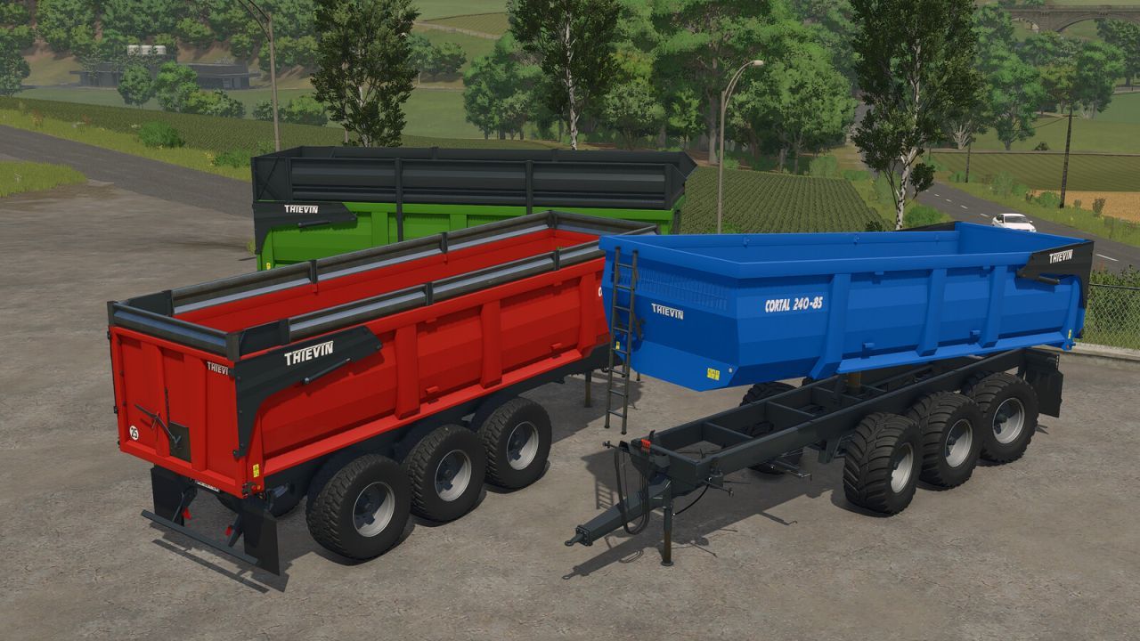 Ефективний Причіп Thievin Cortal 240-85 для Farming Simulator 25 — Велика Місткість і Надійність