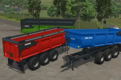 Ефективний Причіп Thievin Cortal 240-85 для Farming Simulator 25 — Велика Місткість і Надійність — 2