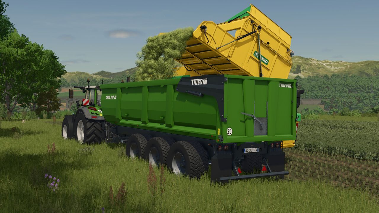 Ефективний Причіп Thievin Cortal 240-85 для Farming Simulator 25 — Велика Місткість і Надійність