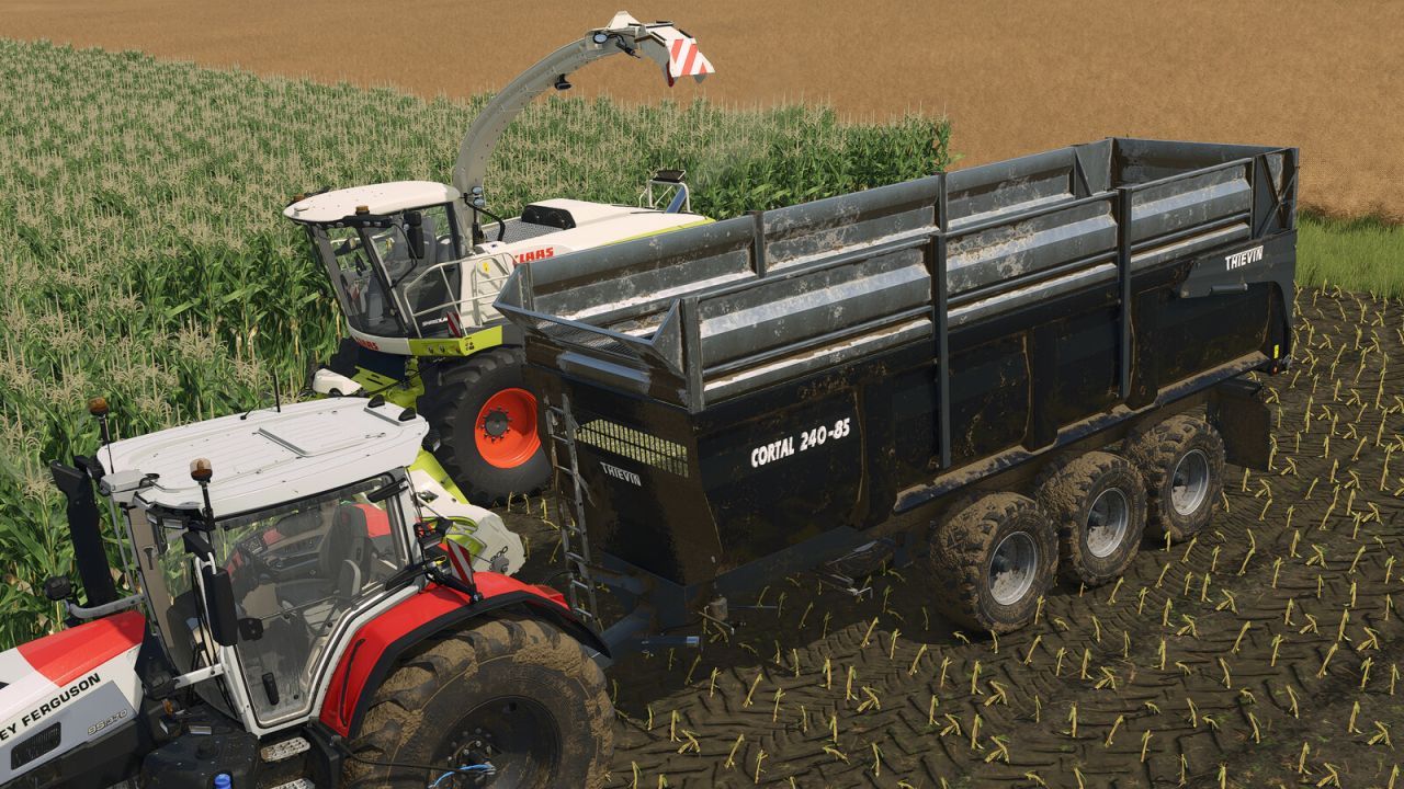Ефективний Причіп Thievin Cortal 240-85 для Farming Simulator 25 — Велика Місткість і Надійність
