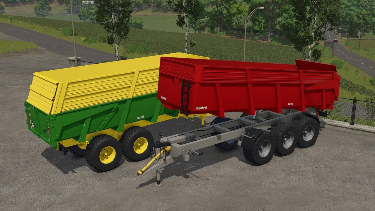 Ефективні Причепи Lizard BB18B та BB24TRD для Farming Simulator 25 — Велика Місткість і Вибір Кольору