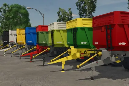 Ефективні Причепи Lizard BB18B та BB24TRD для Farming Simulator 25 — Велика Місткість і Вибір Кольору — 3