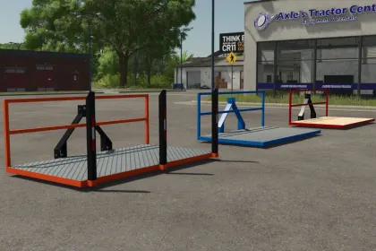 Універсальна Платформа Platform для FS25 — Швидке Перевезення Піддонів і Тюків — 2