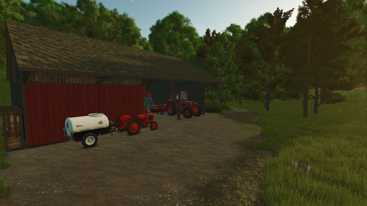 Атмосферний Пакет Старих Сараїв Old Barn Package для Реалістичної Ферми в FS25