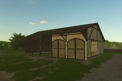 Атмосферний Пакет Старих Сараїв Old Barn Package для Реалістичної Ферми в FS25 — 4