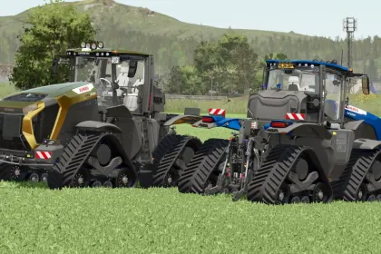 Потужний Трактор BGUK Custom Claas Xerion 12 — 2500 к.с. та Преміум Світло для FS25 — 1