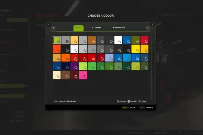 Потужний Трактор BGUK Custom Claas Xerion 12 — 2500 к.с. та Преміум Світло для FS25 — 5