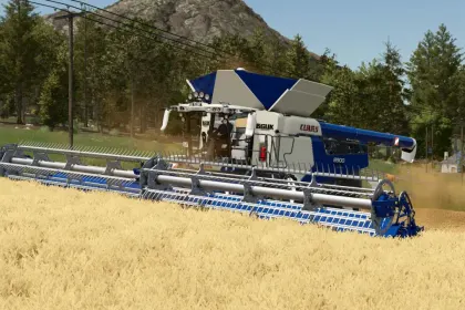 Legendärer Mähdrescher Claas Lexion 8900 Vollständig Anpassbar — Maximale Geschwindigkeit und Premium Licht