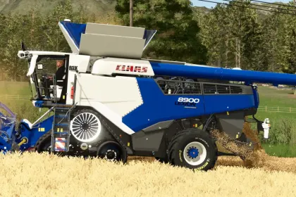 Легендарний Комбайн Claas Lexion 8900 Completely Customized — Максимальна Швидкість і Преміум Світло — 4