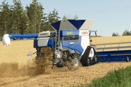 Легендарний Комбайн Claas Lexion 8900 Completely Customized — Максимальна Швидкість і Преміум Світло — 5