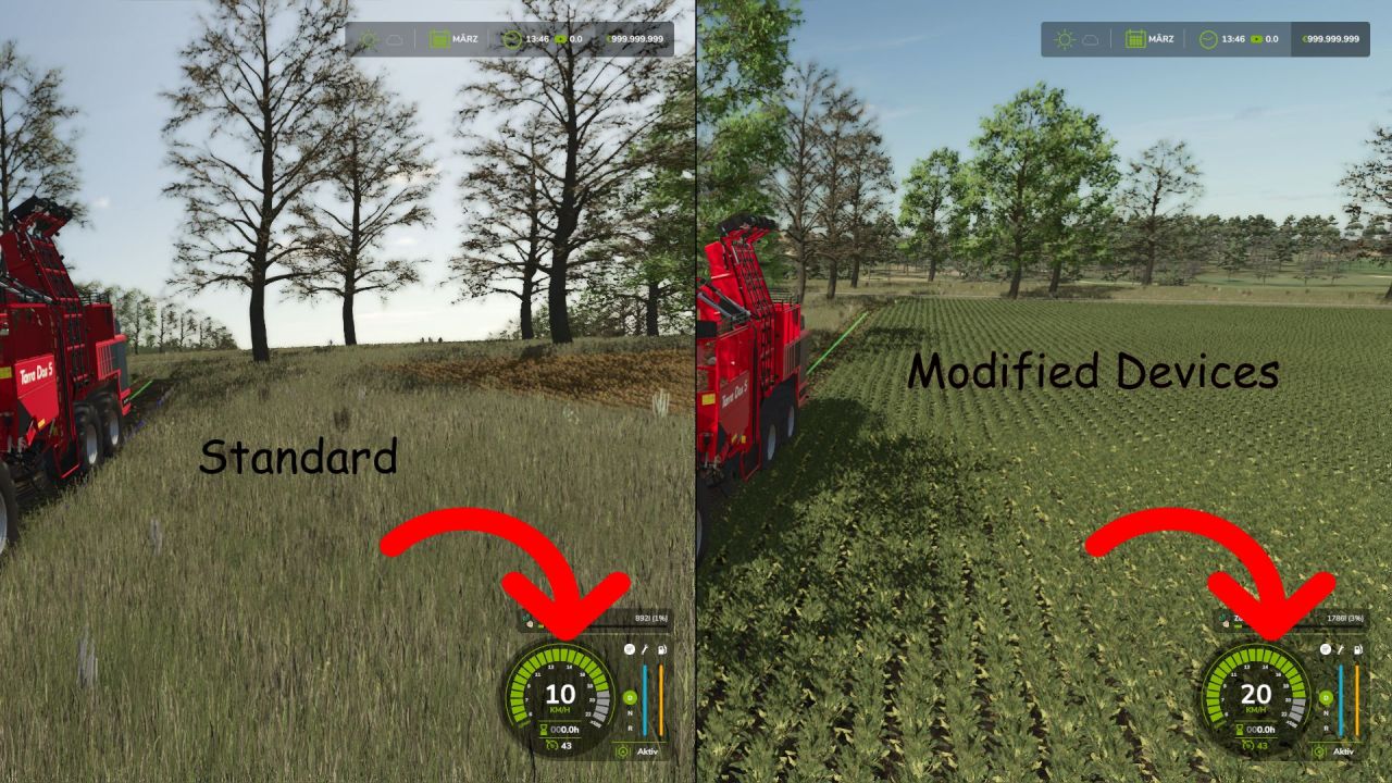 Ефективний ified Tools Pack — Прискорені Інструменти та Збільшені Ємності для Farming Simulator 25