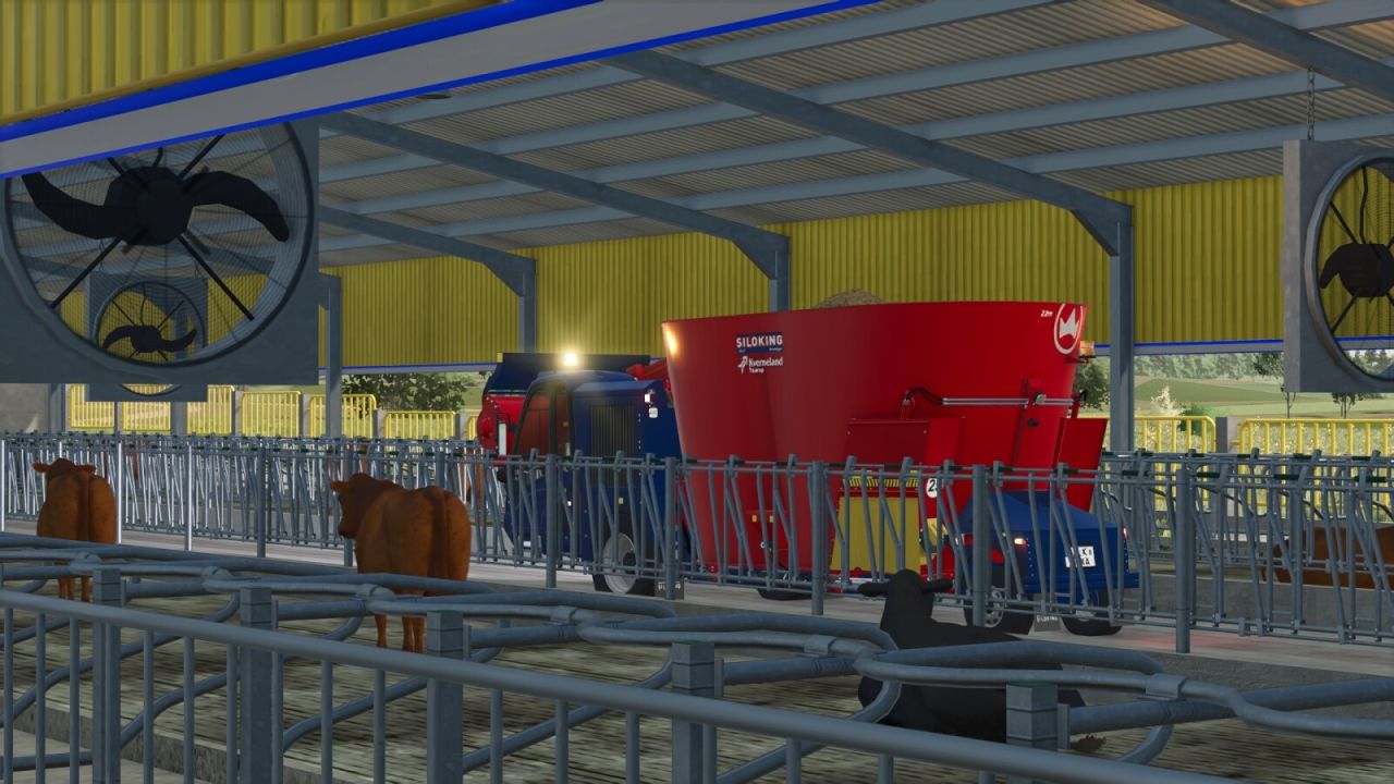 Самохідний вертикальний кормозмішувач об’ємом 22 м³.для Farming Simulator 25 - Скріншоти