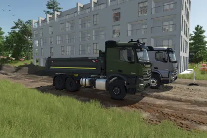 Ефективний Meiller Tipper Swap Body — Самоскидний Swap-Кузов для Вантажівок у Farming Simulator 25 — 1