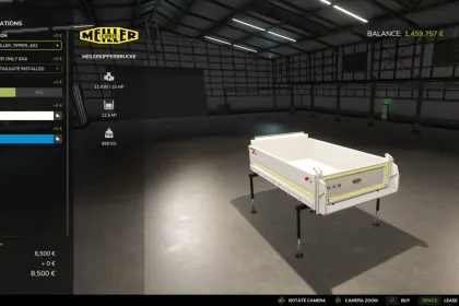 Ефективний Meiller Tipper Swap Body — Самоскидний Swap-Кузов для Вантажівок у Farming Simulator 25 — 3