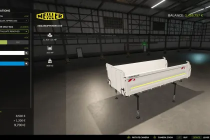 Ефективний Meiller Tipper Swap Body — Самоскидний Swap-Кузов для Вантажівок у Farming Simulator 25 — 4