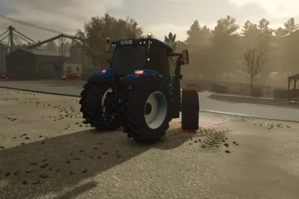 Потужний Трактор New Holland T5 (AC/DC) 255 к.с. для Farming Simulator 25 — 2