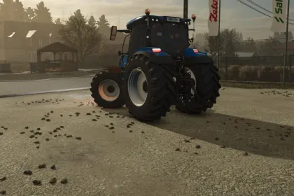 Потужний Трактор New Holland T5 (AC/DC) 255 к.с. для Farming Simulator 25 — 3