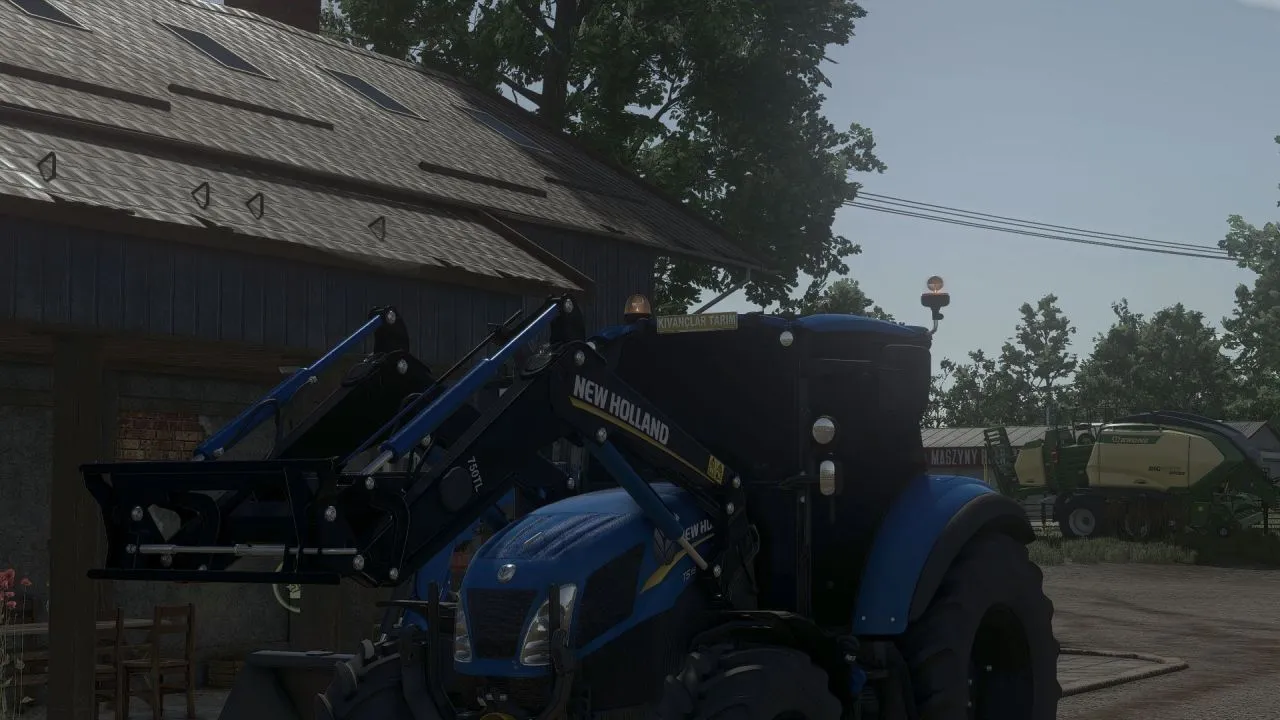 Стильний Трактор New Holland T5 Series зі Стробоскопами для Farming Simulator 25