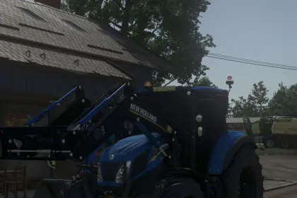 Стильний Трактор New Holland T5 Series зі Стробоскопами для Farming Simulator 25 — 1