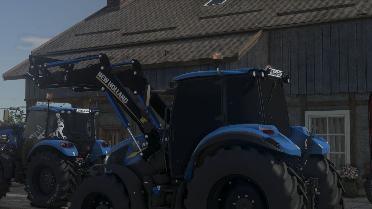 Стильний Трактор New Holland T5 Series зі Стробоскопами для Farming Simulator 25