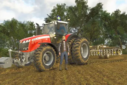 Потужний Трактор Massey Ferguson 8700S South America Series для Farming Simulator 25 — 1