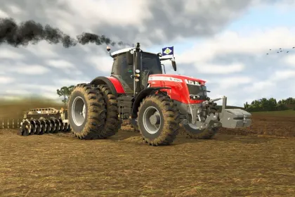 Потужний Трактор Massey Ferguson 8700S South America Series для Farming Simulator 25 — 2