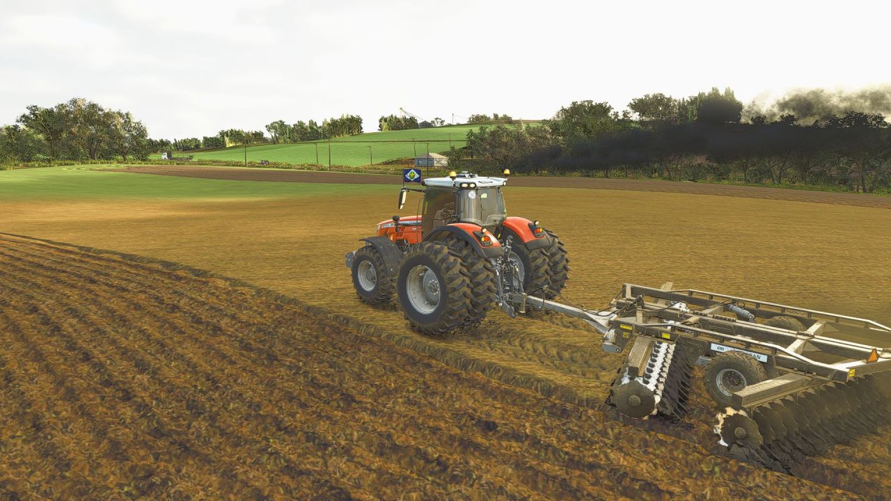 Потужний Трактор Massey Ferguson 8700S South America Series для Farming Simulator 25