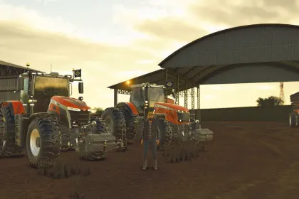 Потужний Трактор Massey Ferguson 8700S South America Series для Farming Simulator 25 — 6