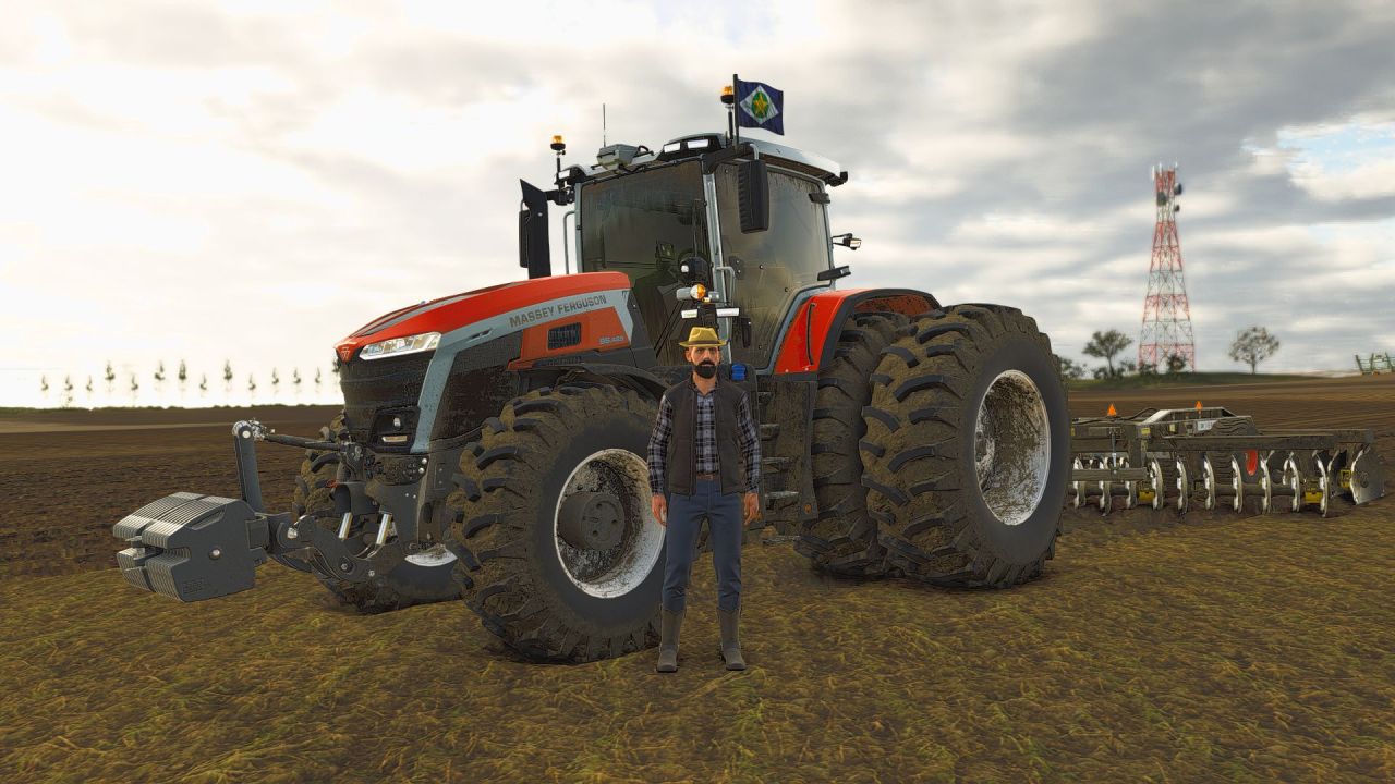 Потужний Трактор Massey Ferguson 9S (South America Series) для Реальних Ферм у FS25