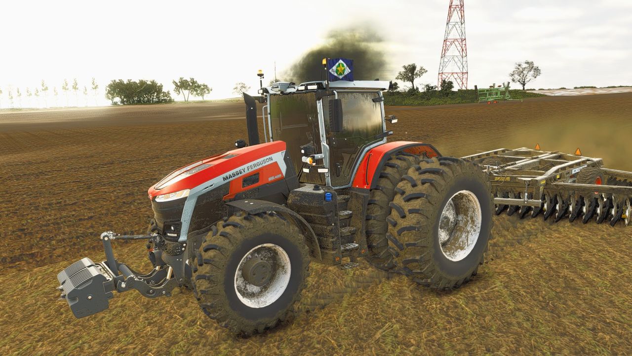 Потужний Трактор Massey Ferguson 9S (South America Series) для Реальних Ферм у FS25