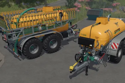 Efficient Zunhammer MKE Pack for Manure Spreading in Farming Simulator 25
