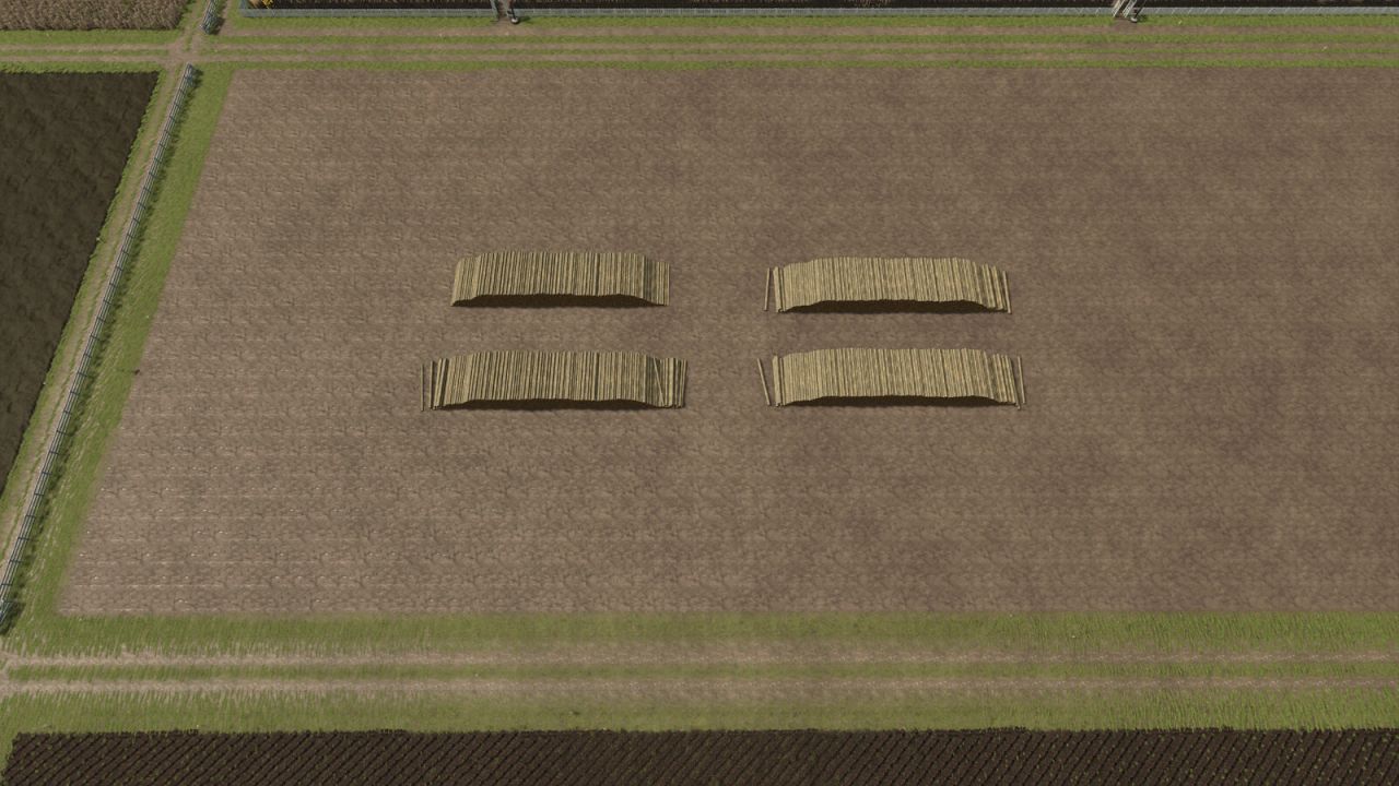Dekoracyjne stosy drewna do tartaku (Sawmill Decoration Woodpiles) dla Farming Simulator 25