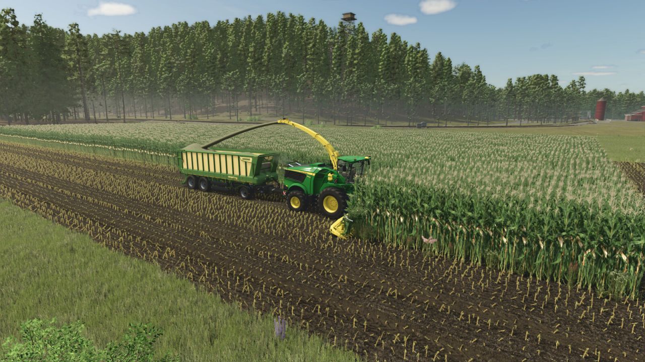 Нова Карта Jasper River Valley для Farming Simulator 25 — Лісозаготівля, Поїзд і Виробництва