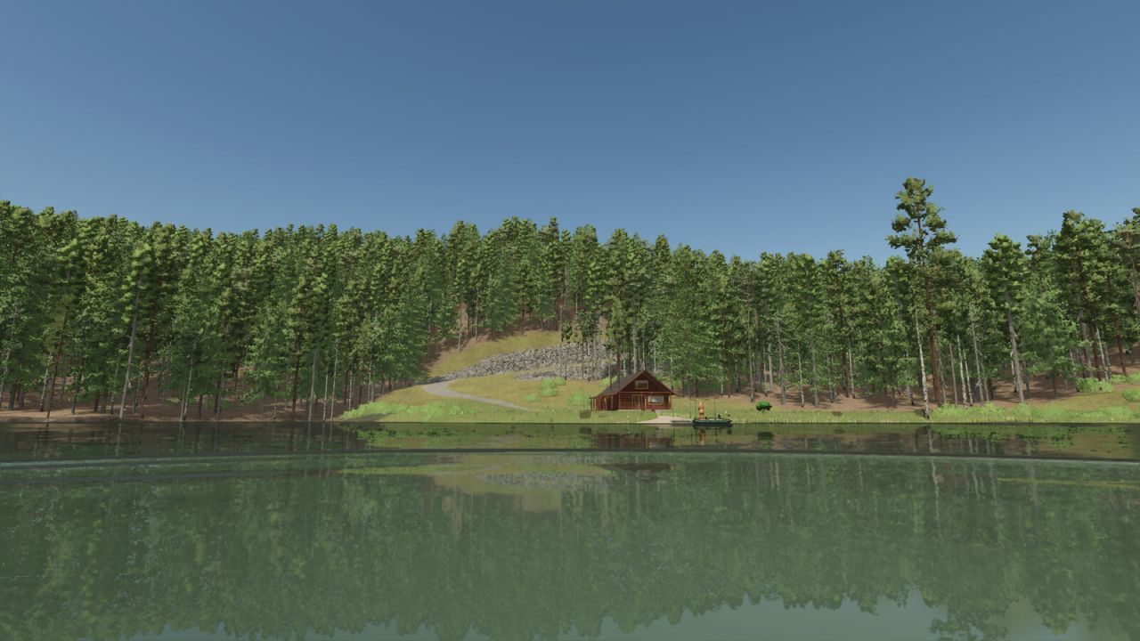 Нова Карта Jasper River Valley для Farming Simulator 25 — Лісозаготівля, Поїзд і Виробництва