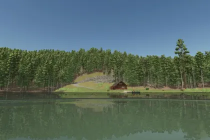 Нова Карта Jasper River Valley для Farming Simulator 25 — Лісозаготівля, Поїзд і Виробництва — 6