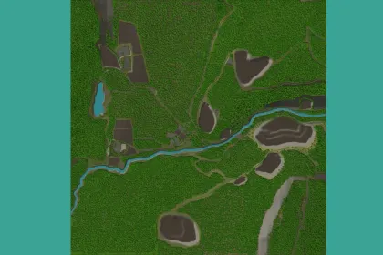 Легендарна 4X Карта Keno City для Farming Simulator 25 — Ліси, Шахти та Виробництва Юкону — 2