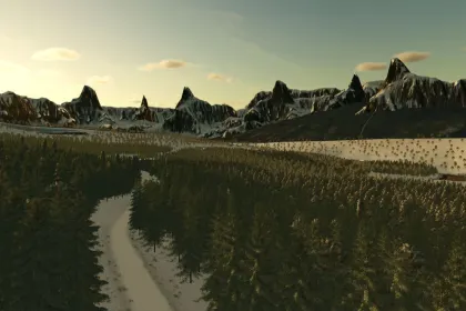 Легендарна 4X Карта Keno City для Farming Simulator 25 — Ліси, Шахти та Виробництва Юкону — 3